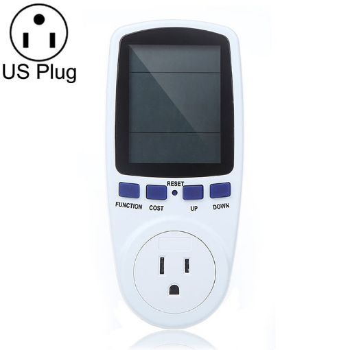 LCD Display Power Meter: Energy Usage Monitor, 120V 15A US Plug - 1