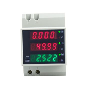 Wattmeter D52-2058 Din Rail, AC200-450V, Built-in CT - 1