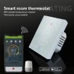 BHT-008GCL 95-240V AC Smart Home Boiler Heating Thermostat Black - 7