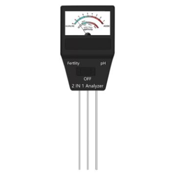 2 in 1 Soil PH Meter with Fertility Tester and 3 Probes - 1