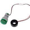 SINOTIMER ST16A 22mm LED 220V AC Ammeter 0-100A Red Indicator Light - 5