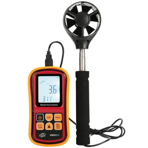 BENETECH GM8901+ High Accuracy Anemometer Wind Speed Temp Gauge - 1