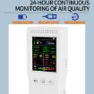 Handheld 9 In 1 Air Quality Detector High Precision (White) - 5
