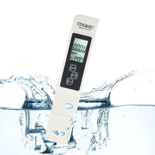LCD Monitor TDS & EC Meter Water Test Tool - Beige - 1
