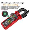 HABOTEST HT205D Clamp Multi-Function Digital Multimeter (Black Red) - 7