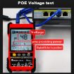 ET616 Red Rechargeable Adjustable POE Network Cable Tester - 8