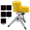 8-Function Laser Level Leveler with Tripod - LV-06 (Yellow) - 6
