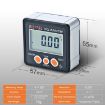 IP54 Digital Inclinometer 4x90 Degree Precision Protractor Box - 4