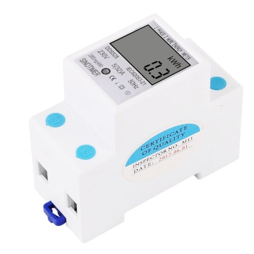 DDS528 5-32A Single-phase Household DIN Rail Energy Meter - 1