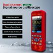 BSIDE O9 Digital 50MHz Dual Channel Oscilloscope Multimeter Red - 2