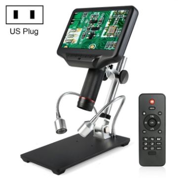 3D Digital 7" Microscope for Industrial, Watch & Jewelry (US Plug) - 1
