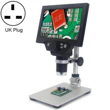 G1200 7" LCD 1200X Portable Desktop Microscope, UK Plug - 1