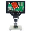 G1200 7" LCD 1200X Portable Electronic Desktop Microscope, US Plug - 2