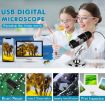 1600X USB Digital Microscope with 8 LED & Stand - Black - 9