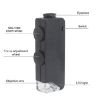 60-100X Pocket Microscope with LED Light and Adjustable Focus - 4