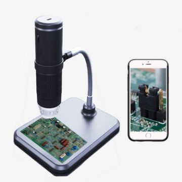 F210 Digital Microscope, 1080P WIFI, 1000X, 8 LED, HD Magnification - 1