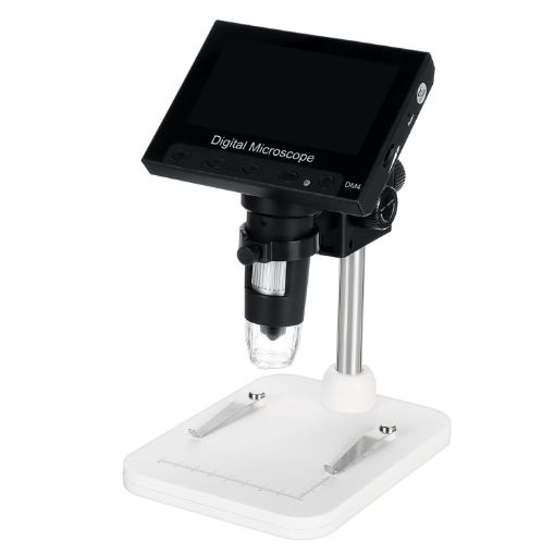 DM4 4.3" LCD Microscope Endoscope with Recording, HD, 720P, 1000X Zoom - 1