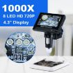 DM4 4.3" LCD Microscope Endoscope with Recording, HD, 720P, 1000X Zoom - 4