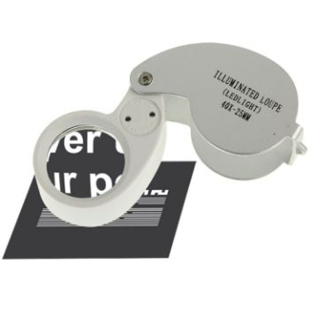 40X-25MM LED Loupe/Jewelry Magnifier Illuminated - 1