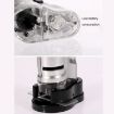 Pocket Microscope 20X-40X Zoom Lens with LED Light (Silver) - 4