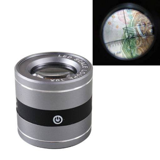 Rechargeable LED UV Lamp with 10x HD Optical Magnifying Glass - 1
