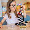 Children's Educational HD 1200x Microscope Toy (Black) - 7