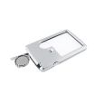 LED Illuminated 6X/3X Jewelry Magnifier Credit Card Design (Silver) - 4