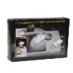 LED Illuminated 6X/3X Jewelry Magnifier Credit Card Design (Silver) - 6