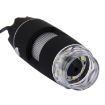 USB Digital Microscope 1000X with 0.3MP Sensor & Stand - 8 LED, Black - 4