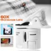 60x Magnifying Glass Phone HD Microscope with LED Light - 8