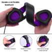 SADES AH-28 Noise-Reduction Gaming Headset, 2m Cable (Black Purple) - 4