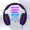 SADES AH-28 Noise-Reduction Gaming Headset, 2m Cable (Black Purple) - 6