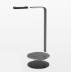 Dark Gray Aluminum Alloy H-Stand Headphone Display Storage Rack - 3