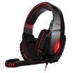 KOTION EACH G4000 Gaming Headset with Mic, Volume Control, LED (Red/Black) - 1