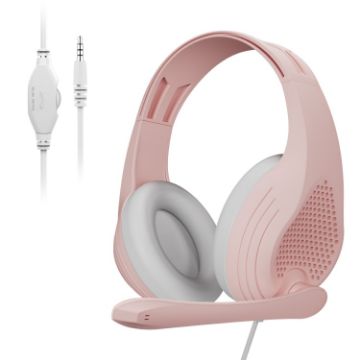 SADES A9 Adjustable Rose Gold Gaming Headset with Microphone - 1