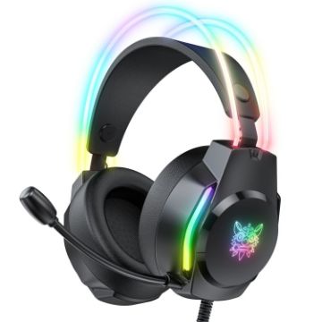 RGB Wired Gaming Headset X26 USB+3.5mm (Black) - 1