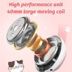 BK9 HiFi 7.1 Cat Ear Luminous Bluetooth Gaming Headset with Mic (Red) - 9