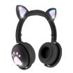 BK9 Luminous Cat Ear Bluetooth Gaming Headset 7.1 Surround, Black - 2