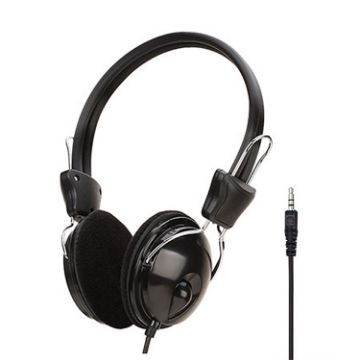 Soyto SY808MV 3.5mm Black Headset, 1.6m Cable for Office & Class - 1
