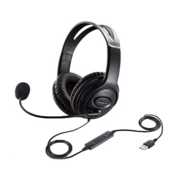 GAE-109 Wired Head-Mounted Headset with Microphone - 1