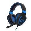 SADES AH-28 3.5mm Noise Reduction Gaming Headset, 2m Cable, Black Blue - 2