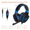 SADES AH-28 3.5mm Noise Reduction Gaming Headset, 2m Cable, Black Blue - 5