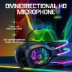 ONIKUMA X22 USB + 3.5mm Wired Gaming Headset with Mic (Black) - 7