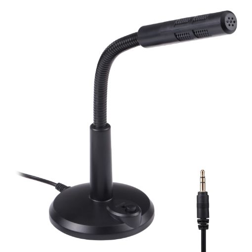 M-309 Black 3.5mm Plug Drive-free Computer Microphone - 1