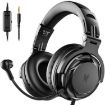 OneOdio PRO GD Wired Headset, 2m Cable for Phones/Tablets (Black) - 1
