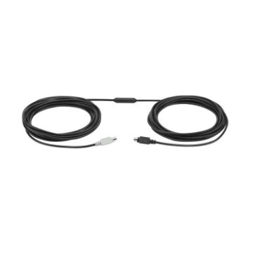 Logitech CC3500 10m Black Speaker Microphone HUB Camera Cable - 1