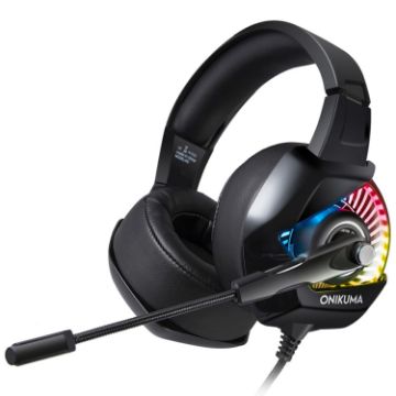 ONIKUMA K6 Gaming Headphone with Mic & RGB Lights - 1