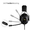 SOMIC G936N 7.1 Gaming Headset Computer & Mobile Compatible (Black) - 3