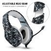 ONIKUMA K1-B Grey Camo Gaming Headphones w/ Mic & Noise Canceling - 8