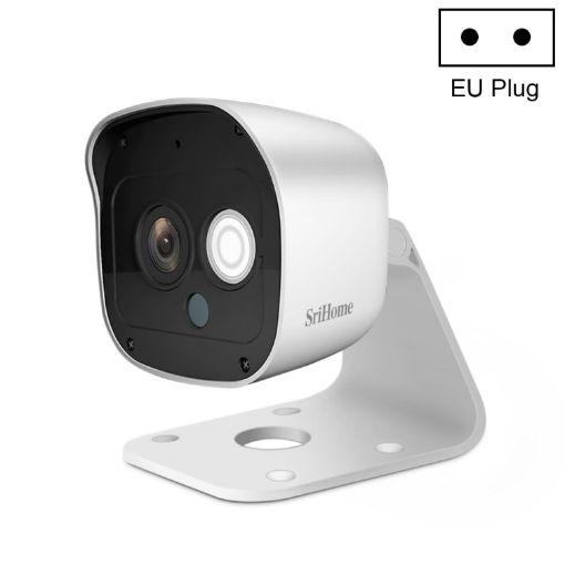 SriHome SH029 3MP 1296P AI Camera, 2-Way Talk, Motion/Night Vision - 1